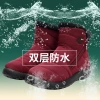 One-piece consignment service for middle-aged and elderly snow boots, thickened waterproof fabric, mother's cotton shoes, ankle boots, anti-slip cotton boots, cross-border 35-43 Specification image